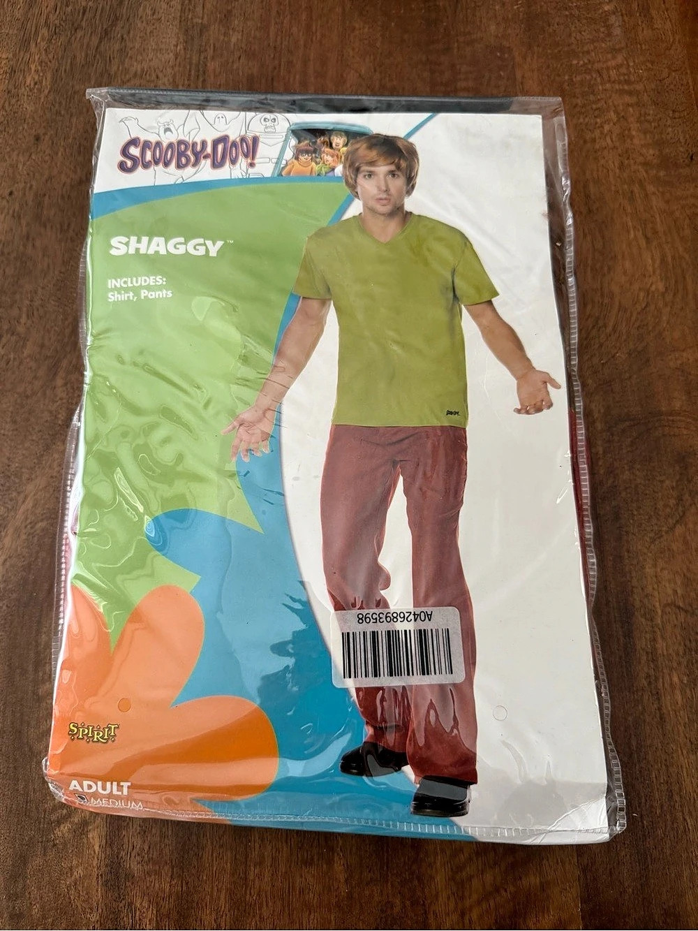 Medium Halloween Adult Shaggy Costume - Scooby-Doo by Spirit - includes wig